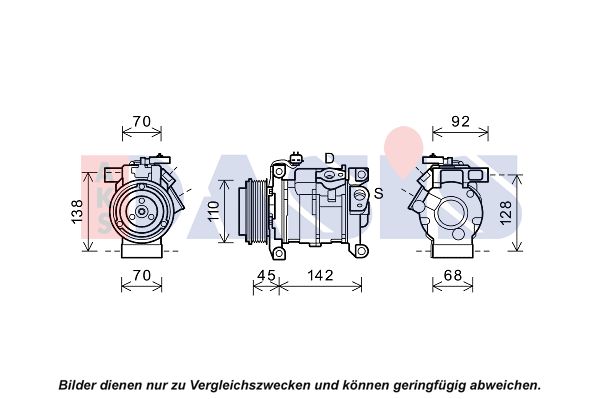 AKS DASIS Kompressori, ilmastointilaite 852655N